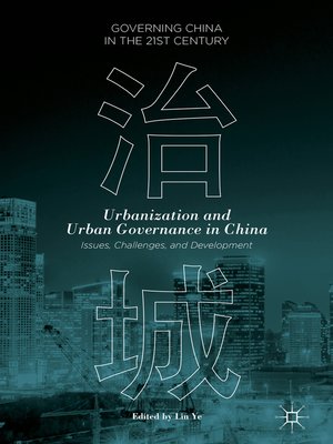 cover image of Urbanization and Urban Governance in China